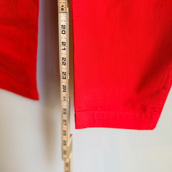 Joe Fresh Women's Vibrant Red Straight Leg Jeans- Size 8 - Picture 4 of 7